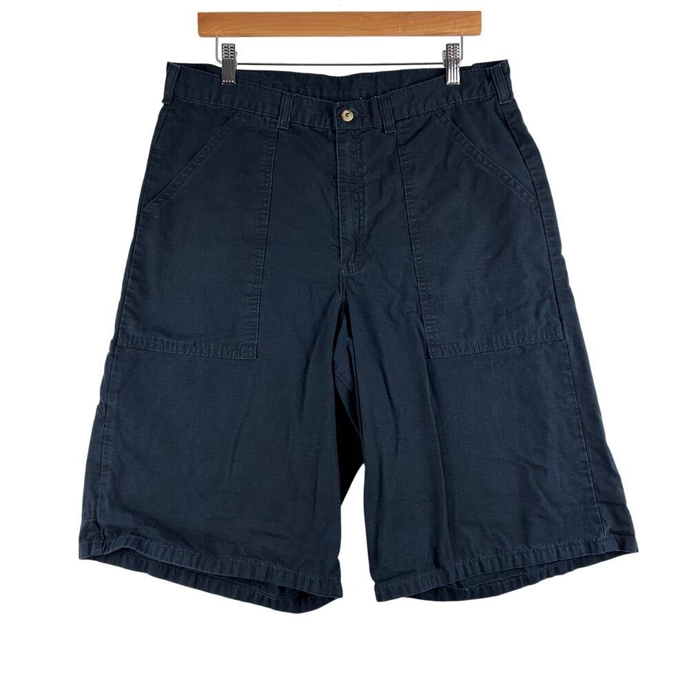 Dickies Ripstop Loose Fit Shorts Mens 34 Work Uniform Dark Grey Mechanic Utility